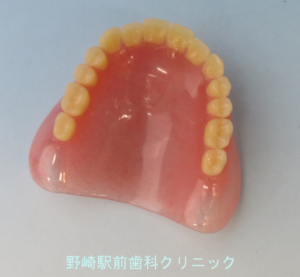 上顎の総義歯の構造